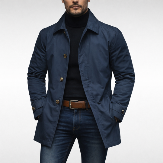 Trenchcoat Herren | Winddicht & Wärmend