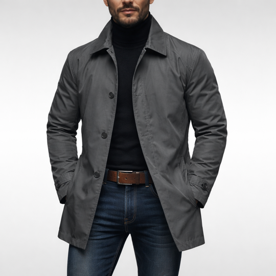 Trenchcoat Herren | Winddicht & Wärmend