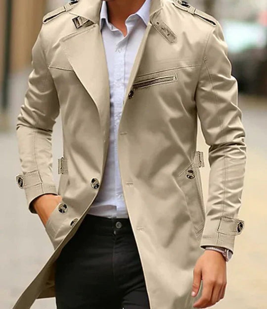 Trenchcoat voor heren | Weerbestendig 0