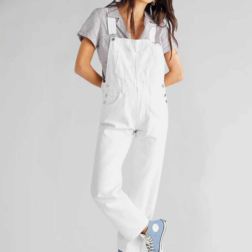 Trendiger Jeans-Jumpsuit Damen - Seraphina