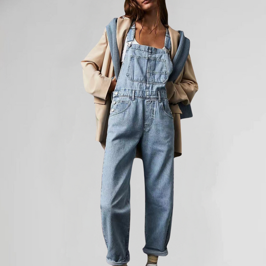 Trendiger Jeans-Jumpsuit Damen - Seraphina