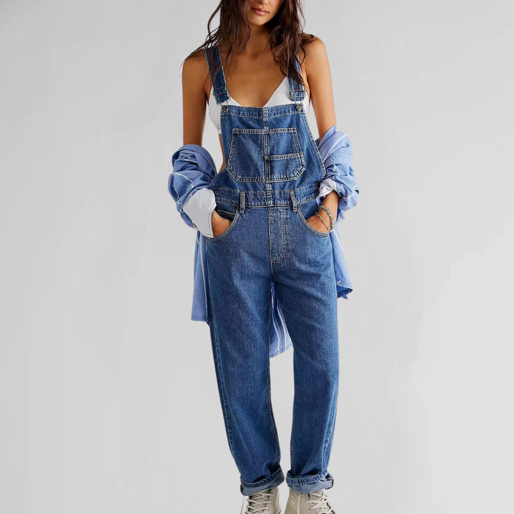 Trendiger und Vielseitiger Jeans-Jumpsuit Damen - Valeria