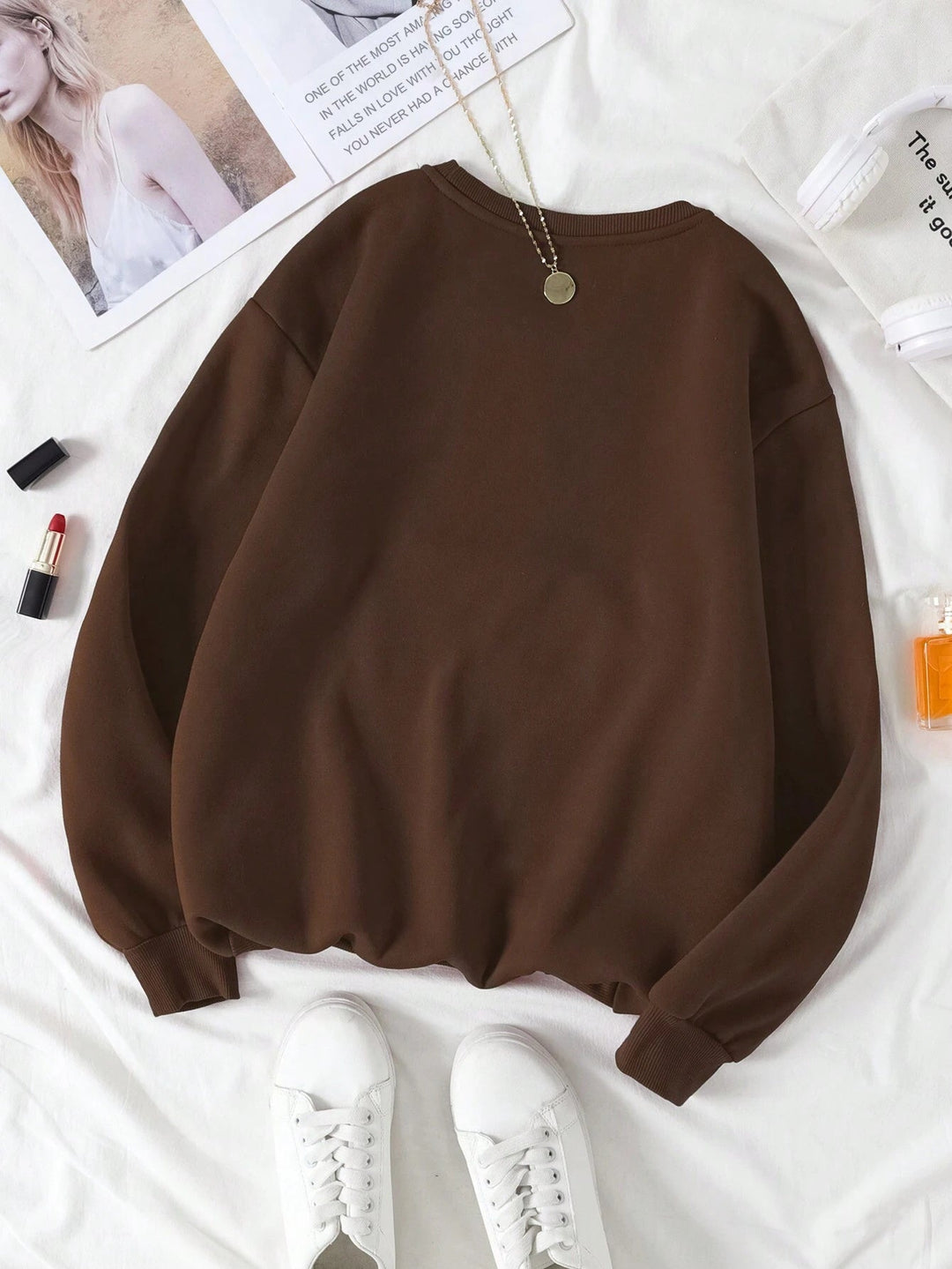 Sweatshirt Katoenmix – Grafische Print & Blijvende Positie 2