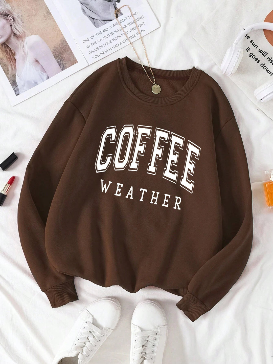 Sweatshirt Katoenmix – Grafische Print & Blijvende Positie 3