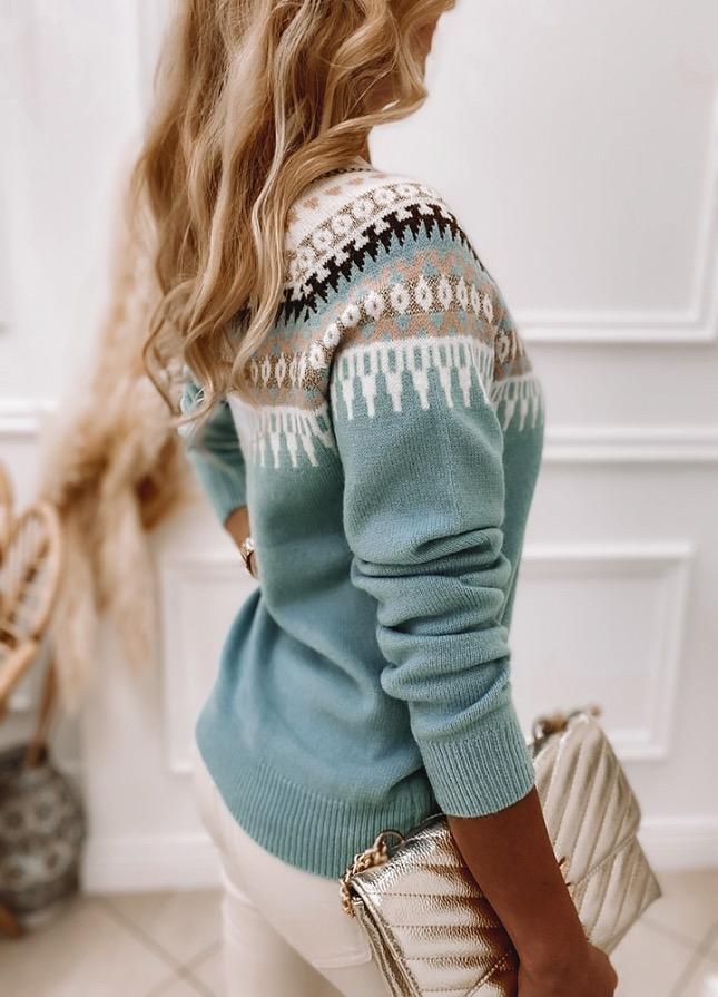 Trui Dames | Noors Patroon & Warm