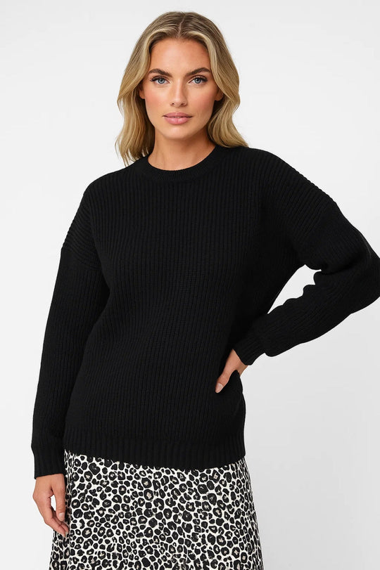 Silvana Damestrui | Oversized | Geribde Structuur | Ronde Hals 2