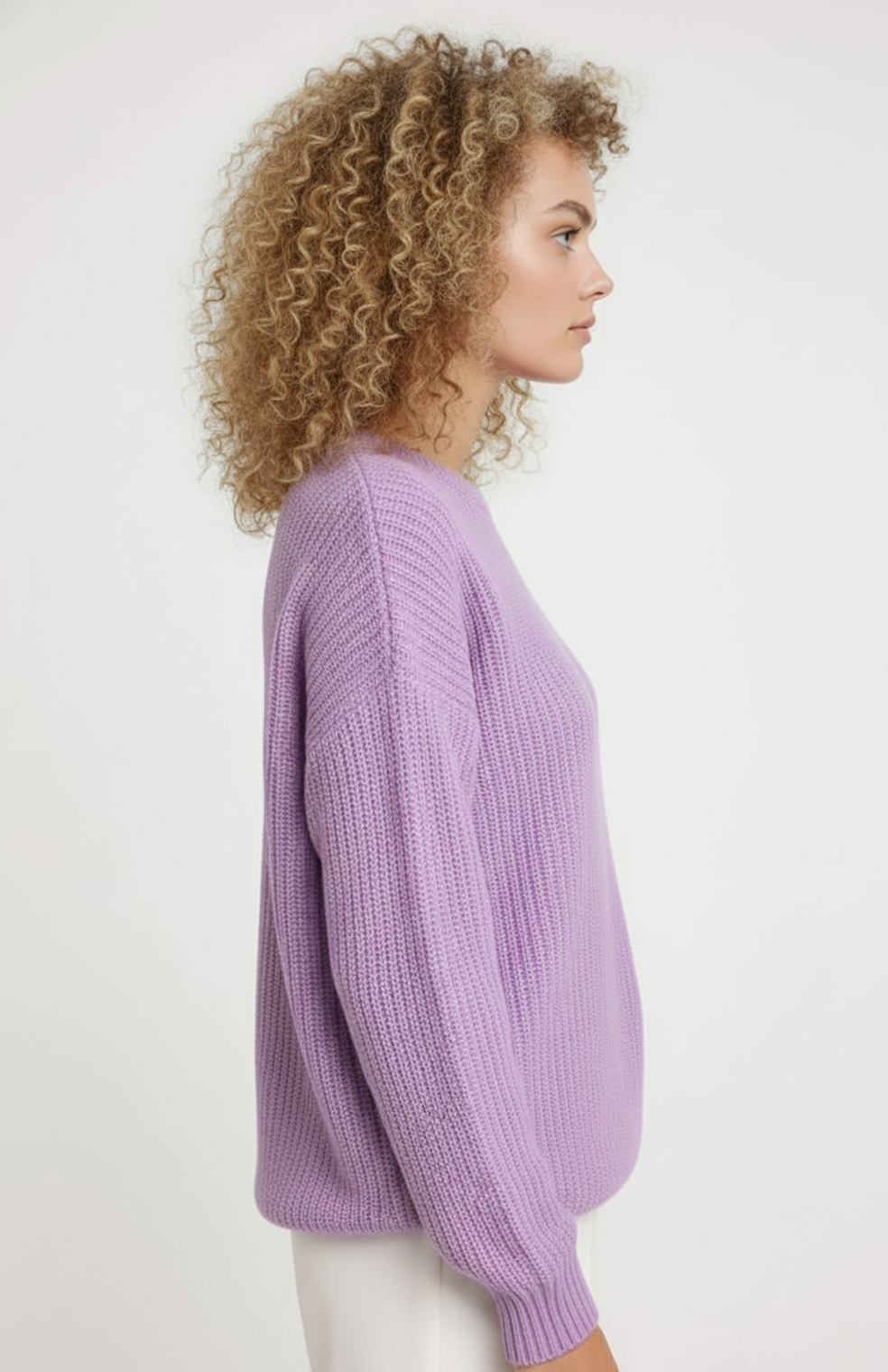 Silvana Damestrui | Oversized | Geribde Structuur | Ronde Hals 5