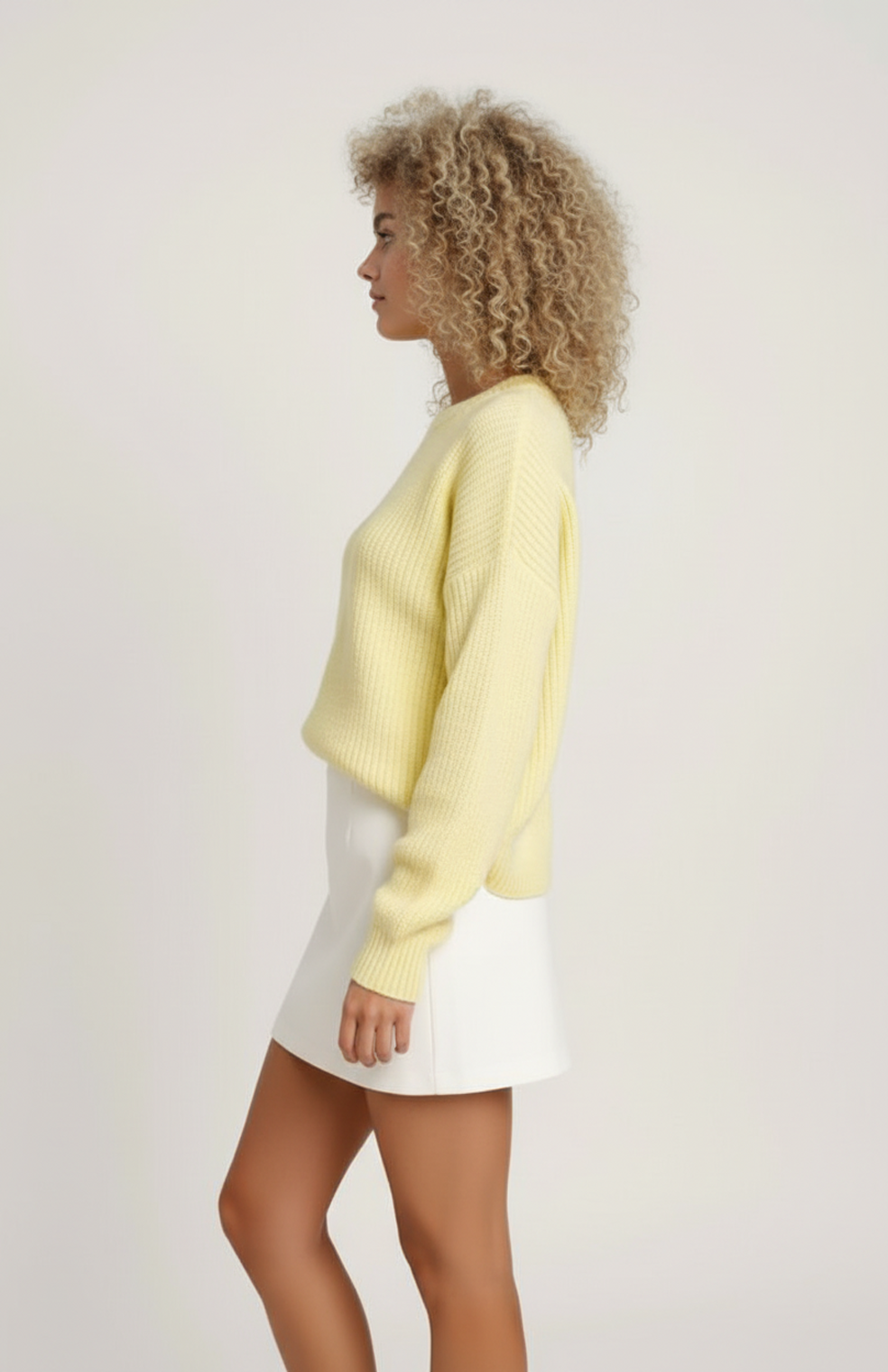 Silvana Damestrui | Oversized | Geribde Structuur | Ronde Hals 8