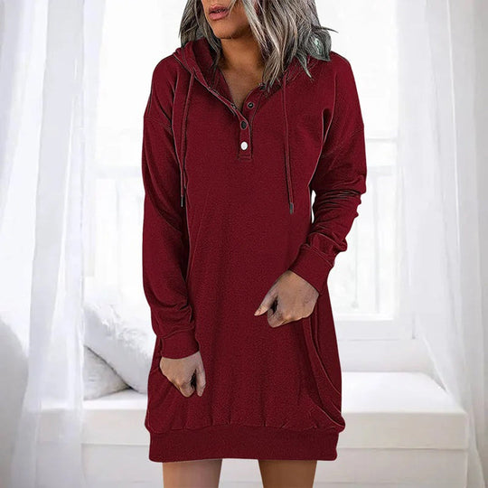 Trui Jurk Dames | Capuchon & Comfortabel