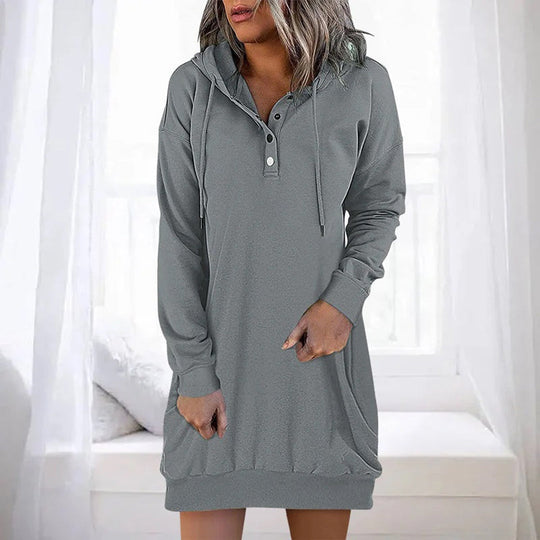 Trui Jurk Dames | Capuchon & Comfortabel