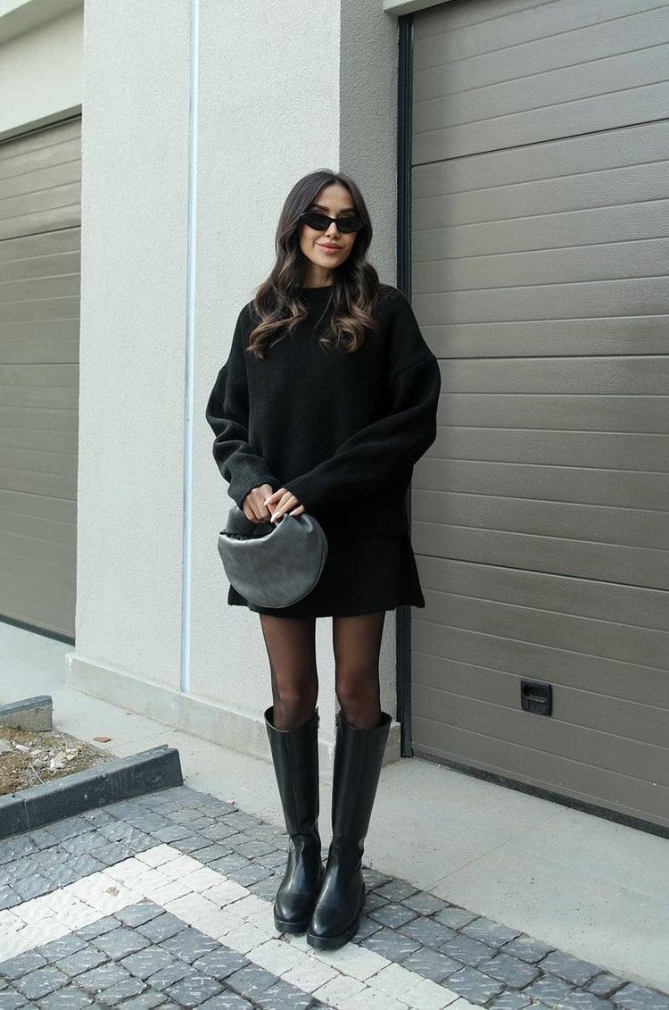 Truipak Dames | Oversized Trui & Aansluitende Rok 10