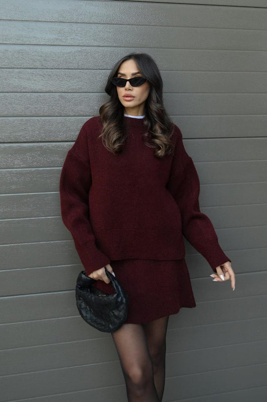 Truipak Dames | Oversized Trui & Aansluitende Rok 3