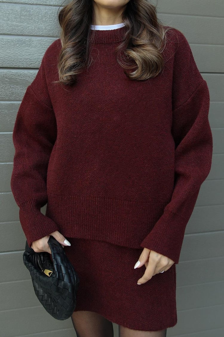 Truipak Dames | Oversized Trui & Aansluitende Rok 5