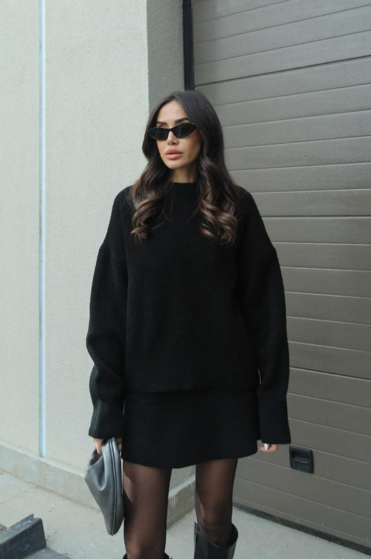 Truipak Dames | Oversized Trui & Aansluitende Rok 9
