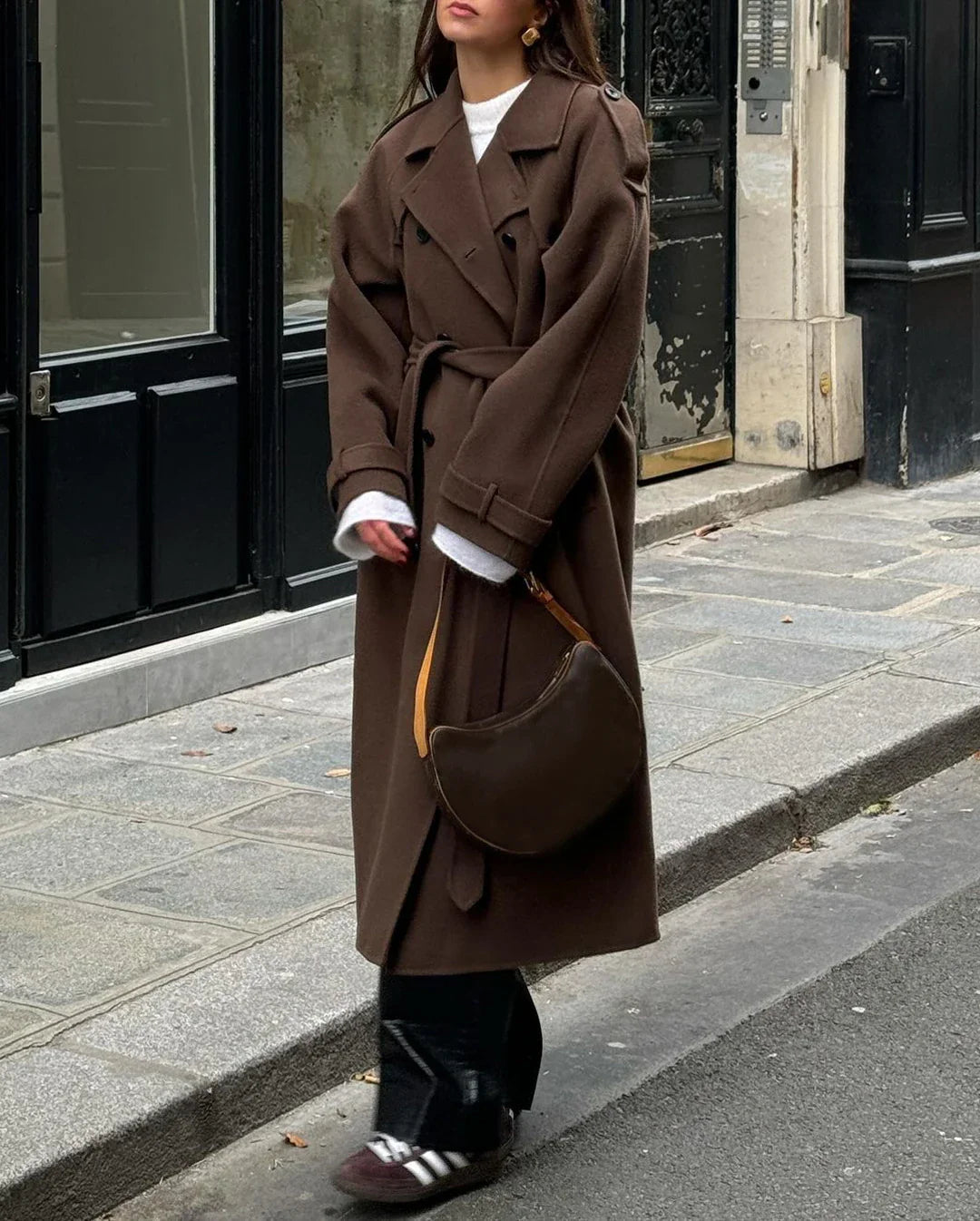 Tussenjas Dames | Trenchcoat Winterjas | Ceintuur voor Vrouwelijk Silhouet