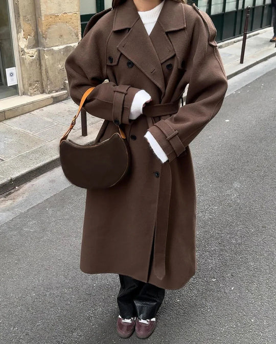 Tussenjas Dames | Trenchcoat Winterjas | Ceintuur voor Vrouwelijk Silhouet