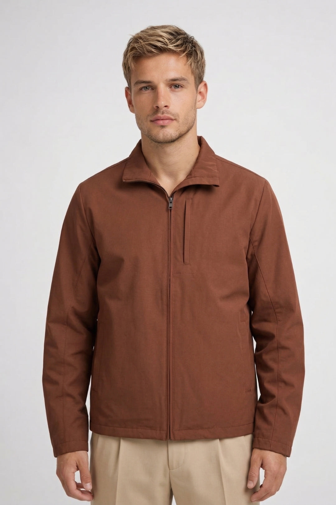 Tussenjas | Opstaande Kraag & Strakke Look