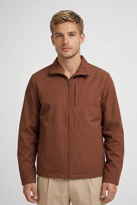 Tussenjas | Opstaande Kraag & Strakke Look