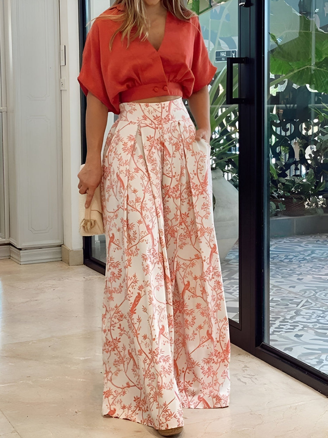 Tweedelige Set | Wijde pijpen & Elegante look