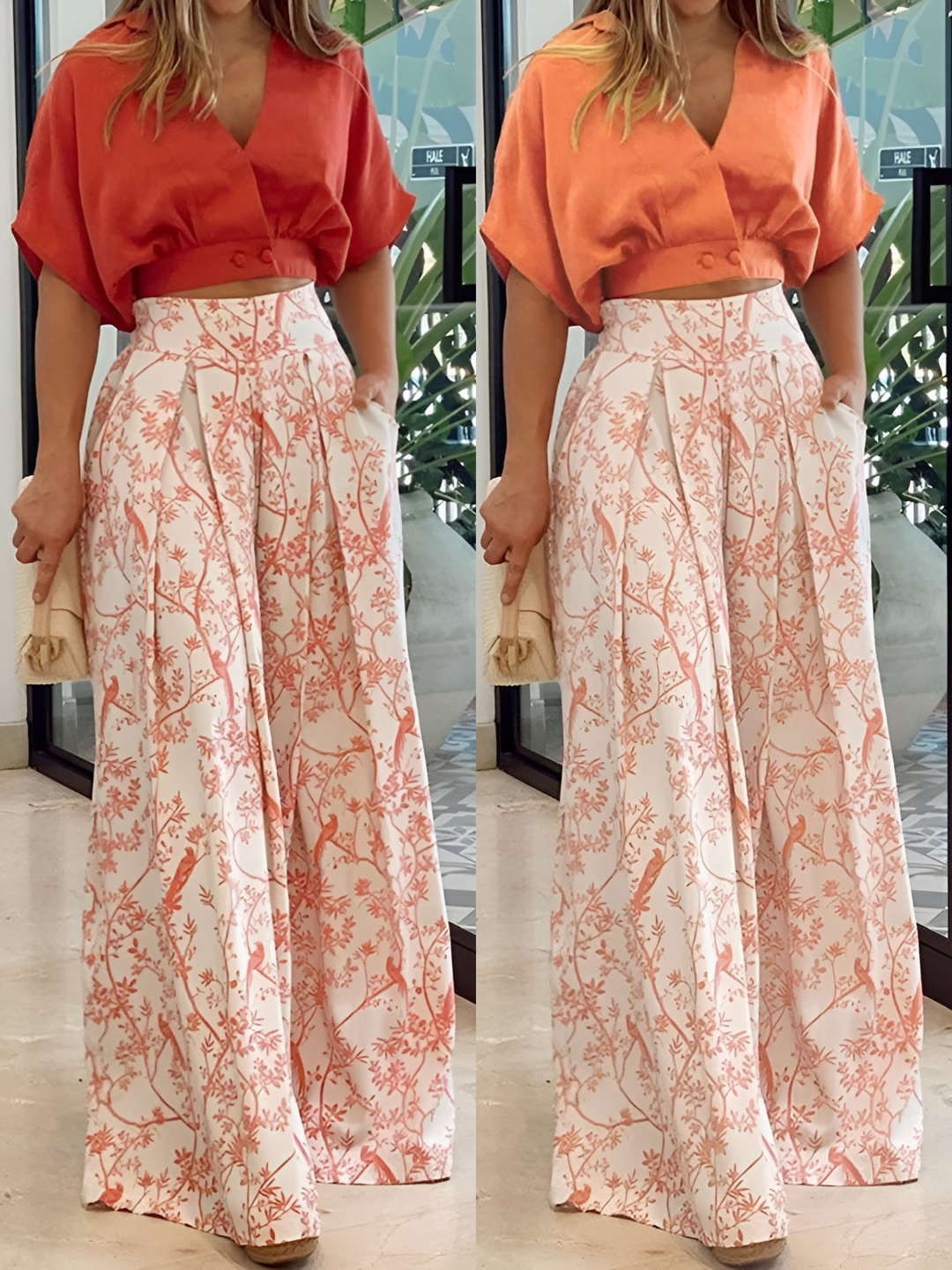 Tweedelige Set | Wijde pijpen & Elegante look