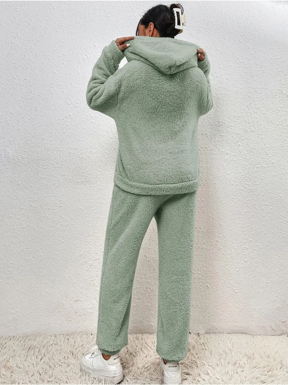 Ultra-Comfortabel Teddy Huispak met Capuchon - Lana 7