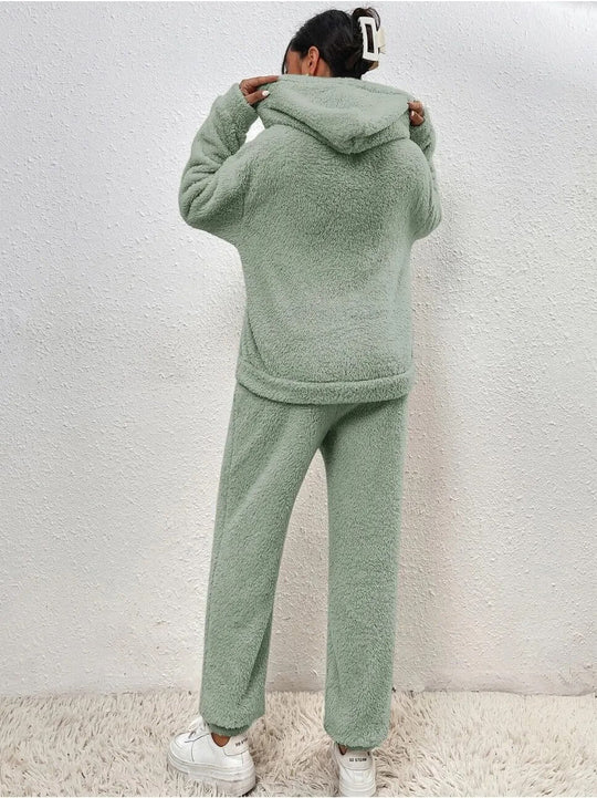 Ultra-Comfortabel Teddy Huispak met Capuchon - Lana 7