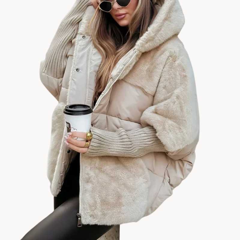 Winterjacke Damen | Plüsch-Optik & Gepolsterte Wärme 12