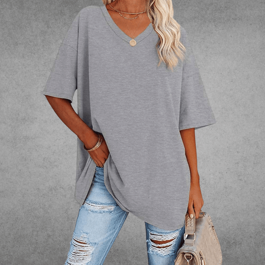 V-hals T-shirt Dames | Oversized & Casual Comfort