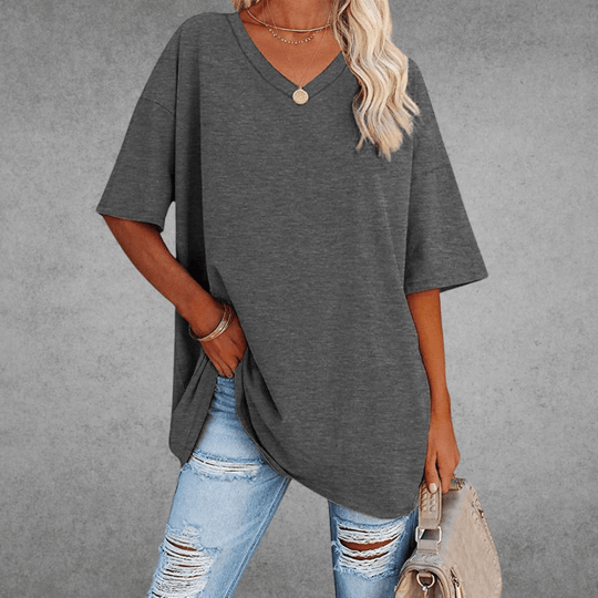 V-hals T-shirt Dames | Oversized & Casual Comfort