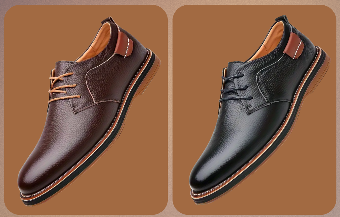 Herren Business Schuhe Anatomisches Fußbett Stoßabsorbierend 6
