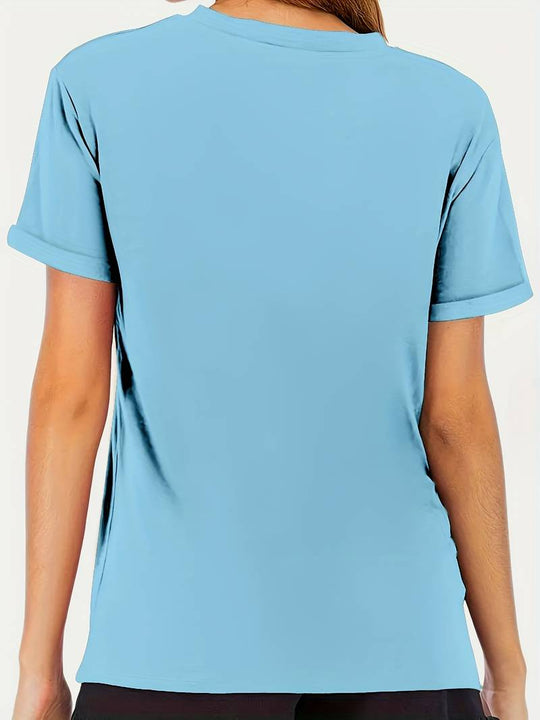 Vanessa | Casual T-shirt met grafische paardenbloemprint 5