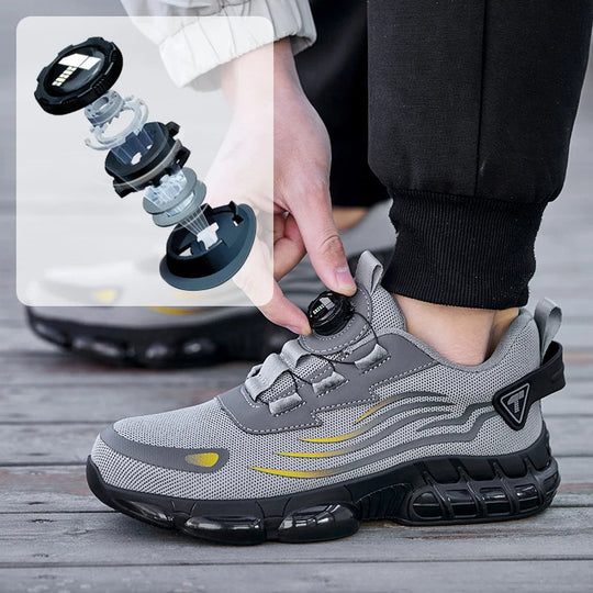 Veiligheidssneakers met Stalen Neus en Draaiknopsluiting 4