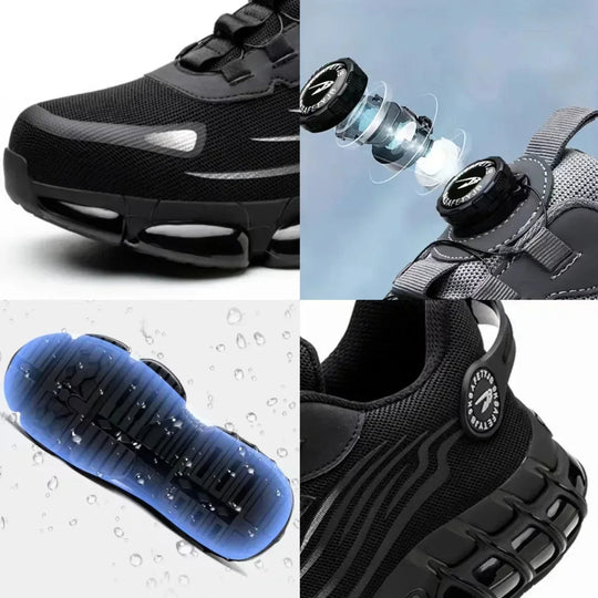 Veiligheidssneakers met Stalen Neus en Draaiknopsluiting 8