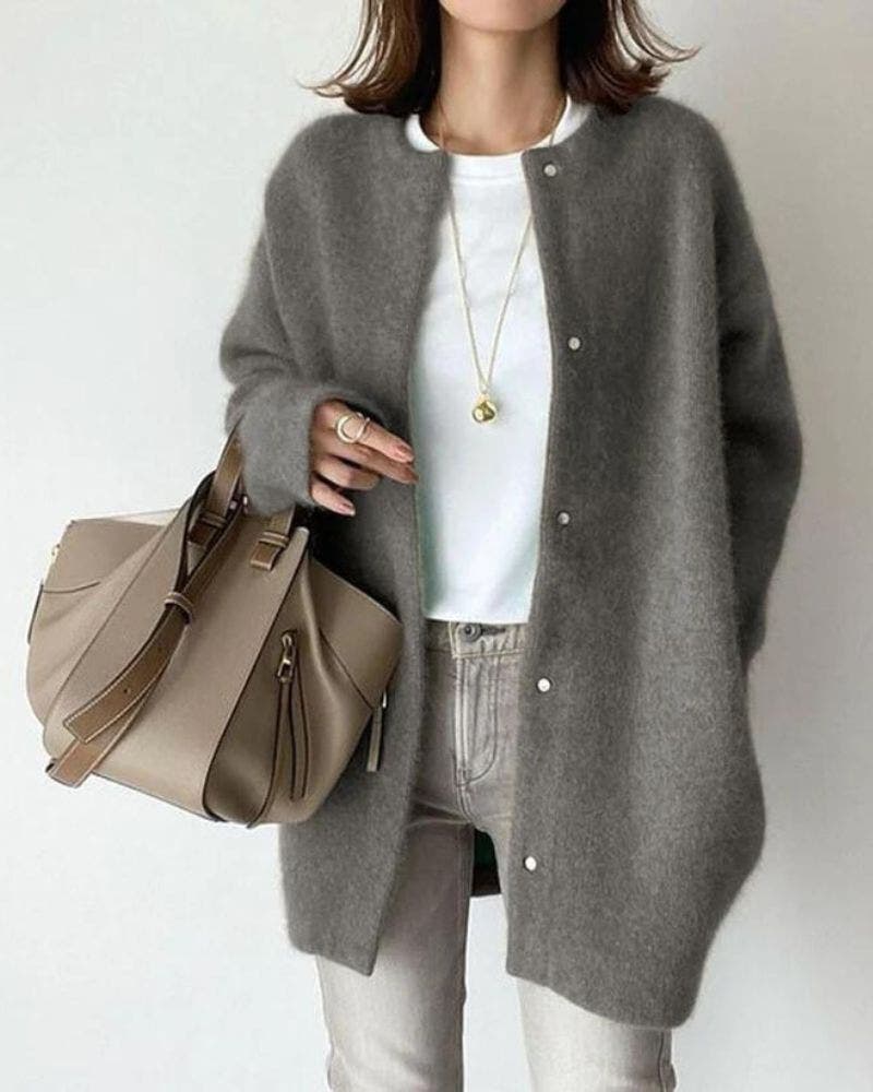 Dielle - Vest van wol en mohair 7