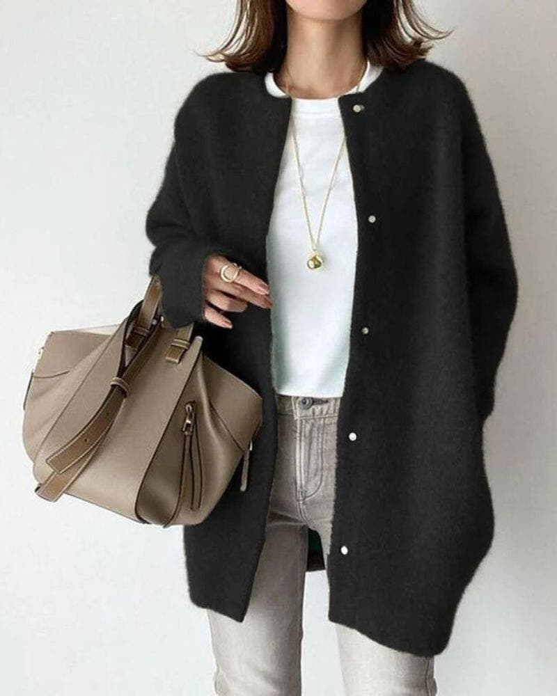 Dielle - Vest van wol en mohair 9