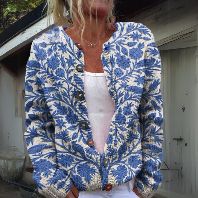 Dames Vest Met Lange Mouwen En 3D-Print Voor Casual Gebruik 0