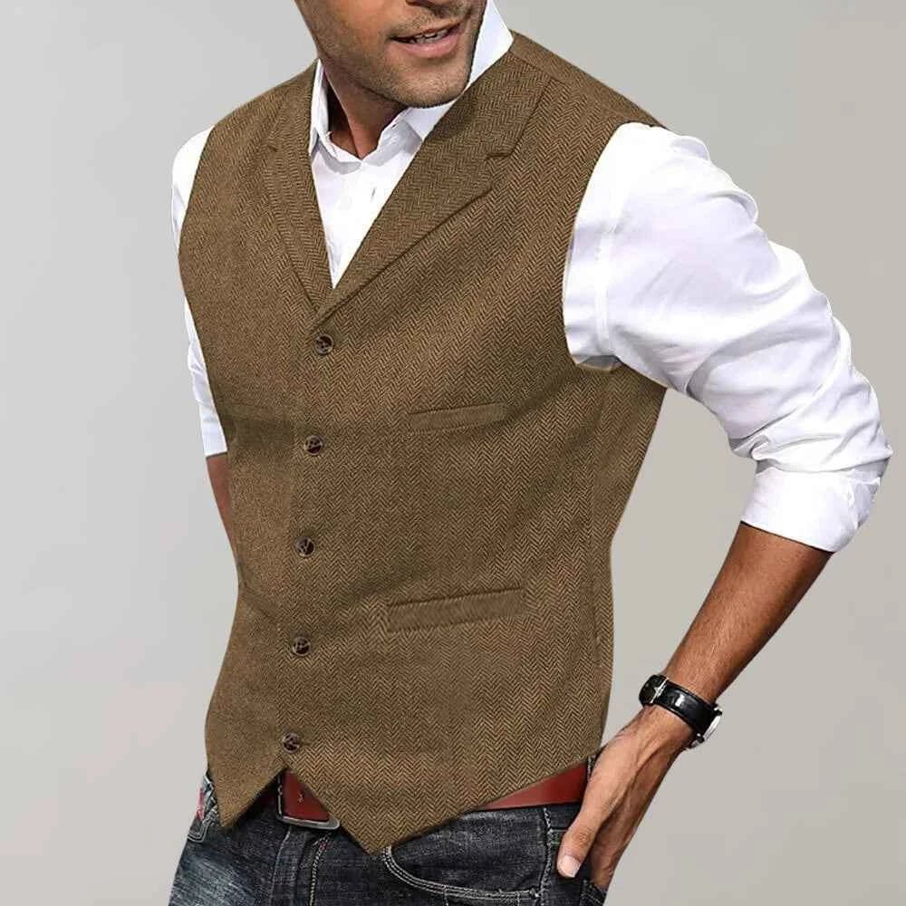 Vest Heren | Getailleerde Slim Fit
