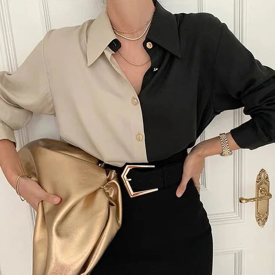 Vintage Overhemd Vrouwen Elegant 0