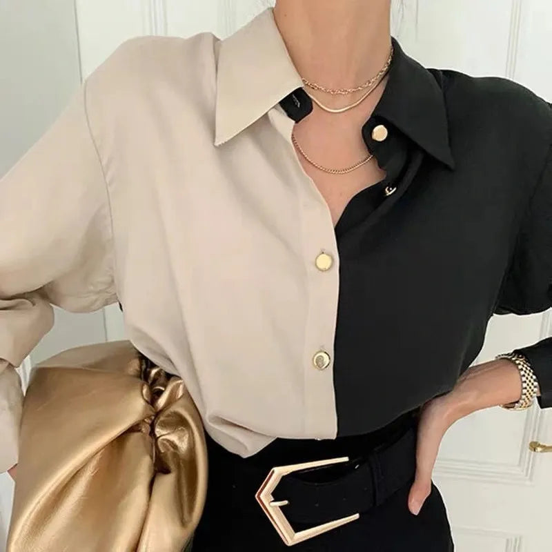 Vintage Overhemd Vrouwen Elegant 1