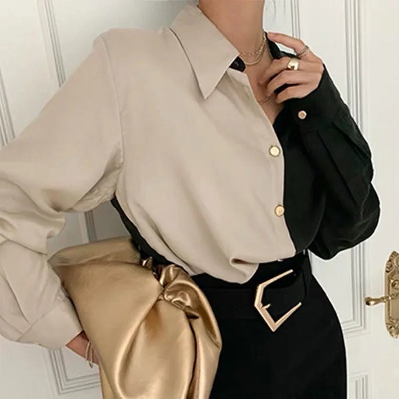 Vintage Overhemd Vrouwen Elegant 4