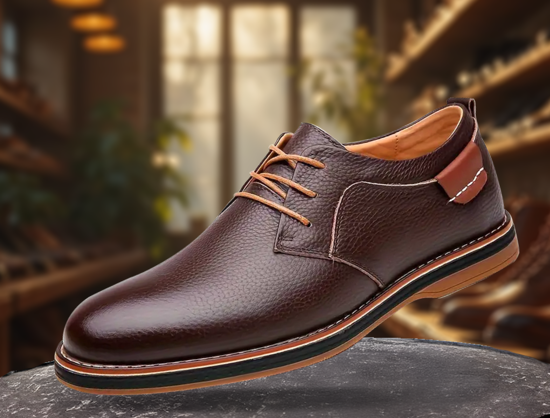 Herren Business Schuhe Anatomisches Fußbett Stoßabsorbierend 4
