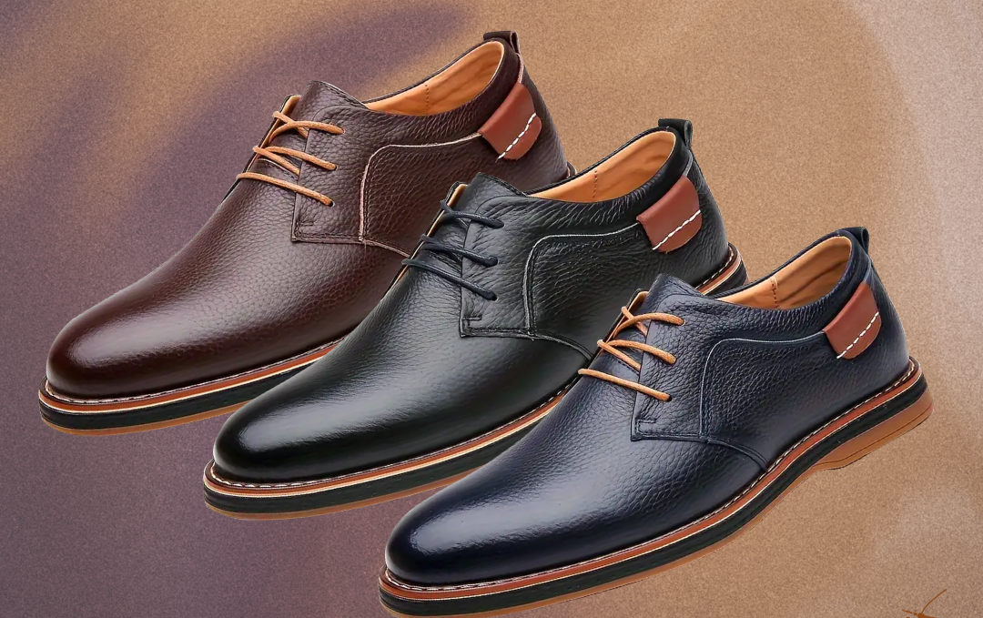 Herren Business Schuhe Anatomisches Fußbett Stoßabsorbierend 5