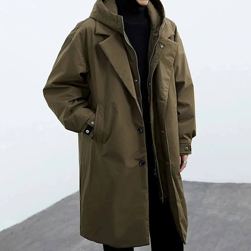 Waterdichte Trenchcoat Heren | Extra Warm & Beschermend