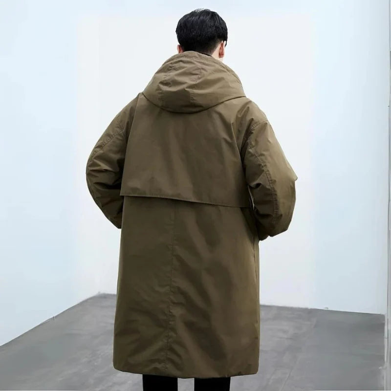 Waterdichte Trenchcoat Heren | Extra Warm & Beschermend