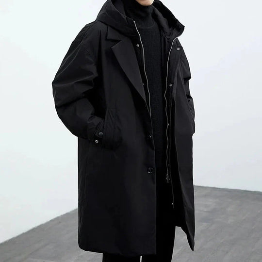 Waterdichte Trenchcoat Heren | Extra Warm & Beschermend