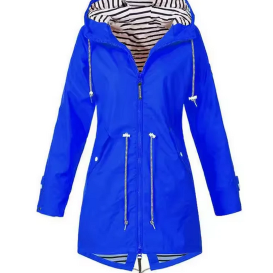 Waterdichte jas met capuchon voor dames 1