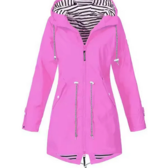 Waterdichte jas met capuchon voor dames 2