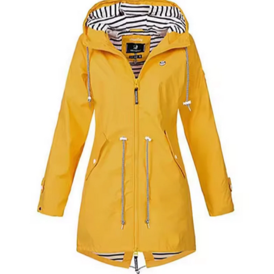 Waterdichte jas met capuchon voor dames 4