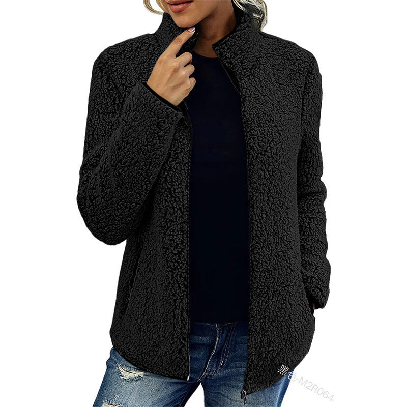Weiche Fleecejacke Damen | Warm Mit Reißverschluss 1