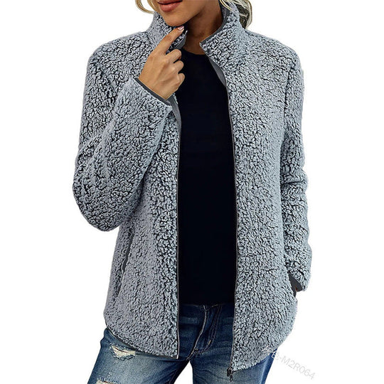 Weiche Fleecejacke Damen | Warm Mit Reißverschluss 10